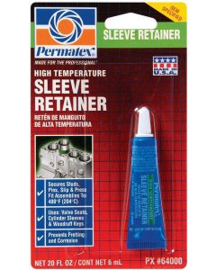 Permatex Thread Locker High Temperature Sleeve Retainer 6 ml Tube