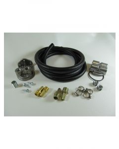 Perma-Cool Remote Oil Filter Single Filter 3/4-16 in Thread Adapter 8 f