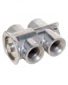 Perma-Cool Remote Oil Thermostat Dual 10 AN Female Inlets Dual 10 AN Fem