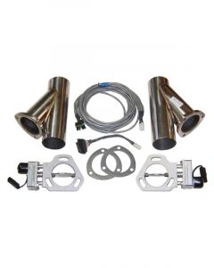 Pypes Performance Exhaust Exhaust Cut-Out Electric Bolt-On 3 in Pipe