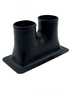 Quickcar Racing Products Air or Brake Duct Bumper Mount Dual 3 in Tube