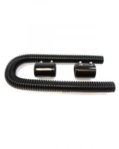 RPC Radiator Hose Kit 12 in Long Black End Caps â€¦