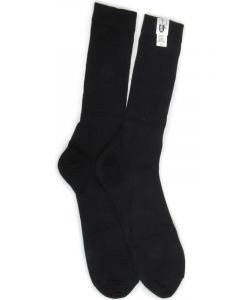Racequip/Safequip Socks SFI 3.3 Fire Retardant Cotton Black Large Pair