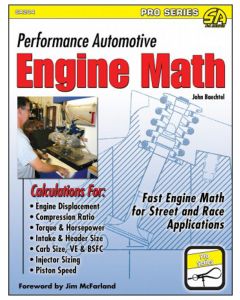 SA Books Book Performance Automotive Engine Math 160 Pages Paperback