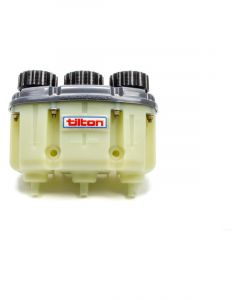 Tilton Master Cylinder Reservoir 3-Chamber 6.3 / 9.8 / 4.0 oz 6 in Tal