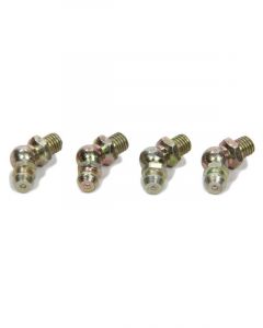 Ti22 Performance Grease Fitting 45 Degree 1/4-28 in Thread Steel Zinc