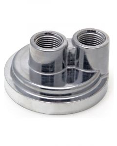Trans-Dapt Oil Filter Adapter Bypass 3/4-16" Center Thread 1/2" NPT 