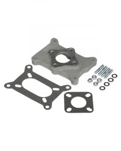 Trans-Dapt Carburetor Adapter 1-1/4 in Thick 1 Hole Holley 2-Barrel to L