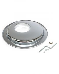 Trans-Dapt Air Cleaner Base 14 in Round 5-1/8 in Carb Flange Offset Flat