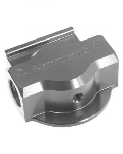 Trans-Dapt Oil Filter Mount 12 AN Female Ports 3/4-16 in Center Thread 1…