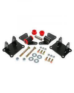 Trans-Dapt Motor Mount LS Swap Bolt-On Polyurethane / Steel Black / Red