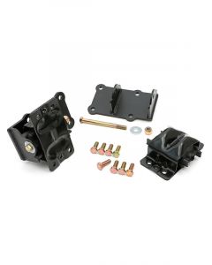 Trans-Dapt Motor Mount LS Swap Bolt-On Rubber / Steel Black / Black Pain