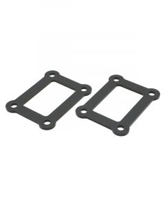 Trans-Dapt Motor Mount Shim 3/16 in Thick Steel Black Paint GM LS-Series