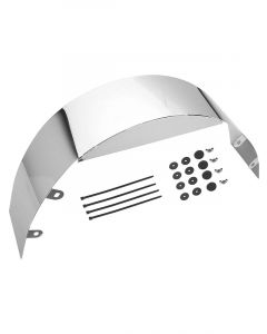 Trans-Dapt Fan Shroud 20 in Diameter 5-1/2 in Wide Steel Chrome