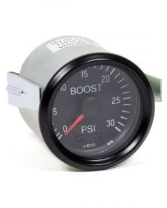 VDO Boost Gauge Cockpit 0-30 psi Mechanical Analog 2-1/16 in Diameter (150-052)