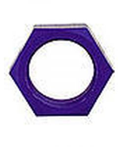 XRP-Xtreme Racing Prod. Bulkhead Fitting Nut 6 AN Aluminum Blue Anodize