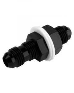 Aeromotive Fitting Bulkhead Straight 6 AN Male to 6 AN Male Bulkhead Al
