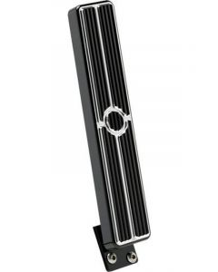 Billet Specialties Pedal Assembly Gas Floor Mount Aluminum Black Anodi