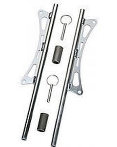 Chassis Engineering Radiator Mount Kit Quick Pin Removable Steel Natu