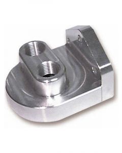 Earls Oil Filter Mount Block Mount Bypass 1/2 in NPT Female Ports 3/4