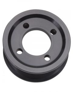 Edelbrock Supercharger Pulley Serpentine 2.75 in OD Aluminum Black Powd…