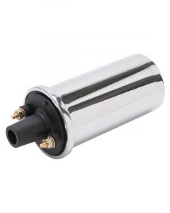 Edelbrock Ignition Coil Max-Fire Canister 0.45 ohm Female Socket Oil Fi…