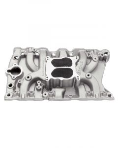 Edelbrock Intake Manifold Performer Olds 350 Spread / Square Bore Dual P…