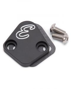 Edelbrock Fuel Pump Blockoff Stainless Allen Head Screws Gasket Aluminum…