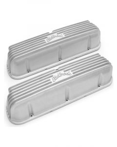 Edelbrock Valve Cover Classic Tall Edelbrock Logo Aluminum Natural Smal…
