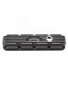 Edelbrock Valve Cover Classic Tall Breather Hole Edelbrock Logo Aluminu…