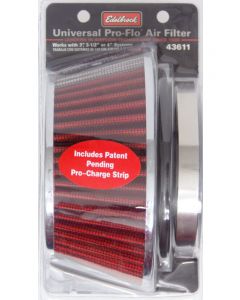 Edelbrock Air Filter Element Pro-Flo Conical 6-1/8 in Base 4-3/4 in Top…