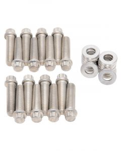 Edelbrock Intake Manifold Bolt Kit 12 Point Head Steel Cadmium Big Block…