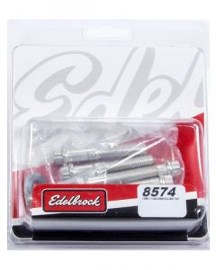 Edelbrock Intake Manifold Bolt Kit 12 Point Head Steel Cadmium Ford Clev…