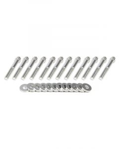 Edelbrock Intake Manifold Bolt Kit 12 Point Head Steel Cadmium Small Blo…