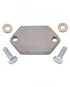 Edelbrock Choke Blockoff Gasket / Fasteners Aluminum Natural Edelbrock P…