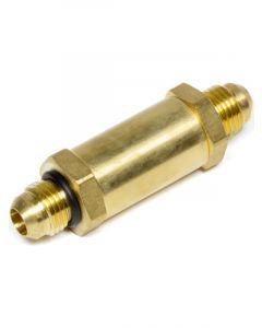 Enderle Check Valve 6 AN Male Inlet 6 AN Male Outlet Brass Natural (6001)