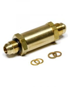 Enderle Check Valve 6 AN Male Inlet 6 AN Male Outlet High Speed Brass Na (6002)
