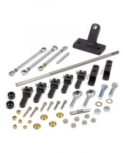 Enderle Throttle Linkage Side Mount Dual Quad Aluminum / Steel Black  (72-2000)