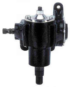 Flaming River Steering Box Manual Vega 20 to 1 Ratio Iron Black Paint