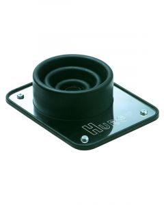 Hurst Shifter Boot B1 4-3/8 in x 5-3/8 in Base Round Boot Rubber / St