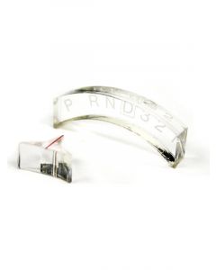 Ididit Shift Indicator Gauge PRND321 Mechanical Clear Plastic 4 in