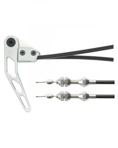 Lokar Hood Release Cut to Fit Cable Black Polyurethane Housing Alumi