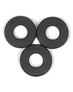 Meziere Torque Converter Shims 7/16 in ID 0.187 in Thick Steel Blac