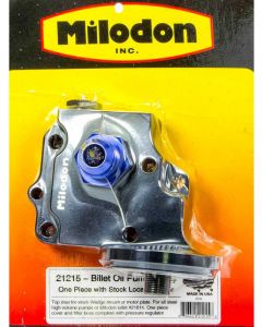 Milodon Oil Pump Cover Stock Oil Filter Location Fittings Included Bill