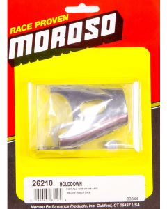 Moroso Distributor Hold Down Heavy Duty Stud Mounted Steel Chrome Chevy…