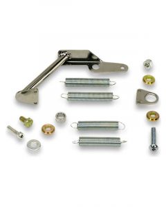 Moroso Throttle Return Spring Kit Carb Mount Steel Chrome Holley Kit