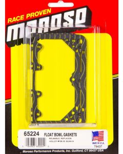 Moroso Fuel Bowl Gasket - Reusable - Rubber - 4150 / 4160 - Pair