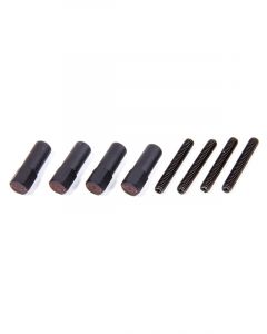 Proform Engine Valve Cover Mini Nuts Steel Black with Bowtie Logo Studs Included