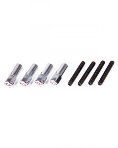Proform Engine Valve Cover Mini Nuts Steel Red with Bowtie Logo Studs Included