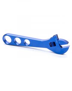 Proform Adjustable AN Wrench Single End 3 AN to 8 AN Alloy  Blue Anodize